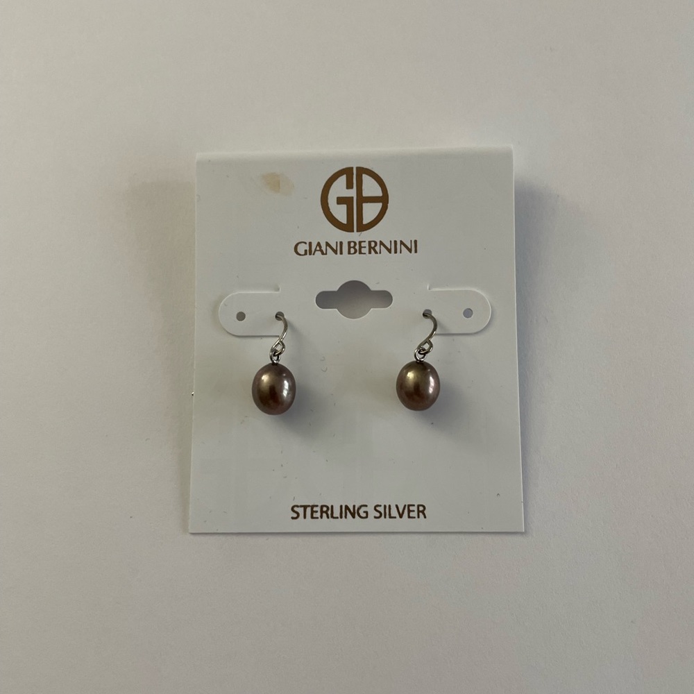 925/18K WHITE GOLD EARRINGS